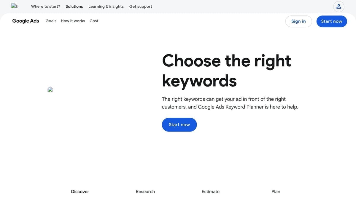 Google Keyword Planner