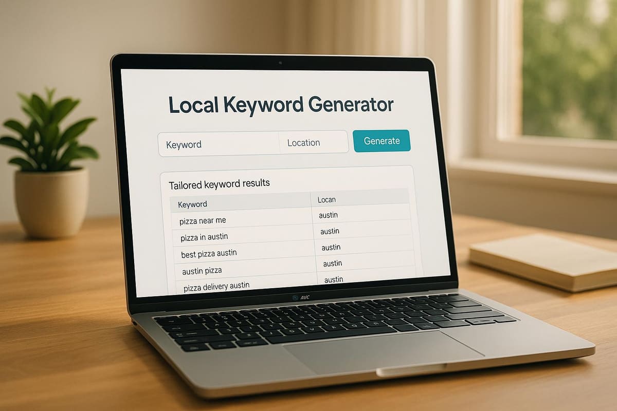 Local Keyword Generator